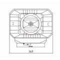 ABS Loudspeaker Tanduk Bertahan Air Berkualitas Tinggi